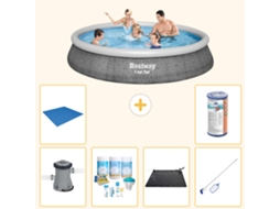 Bestway Piscina Bestway Fast Set Redonda - 396x84 Cm - 7-peças S22027