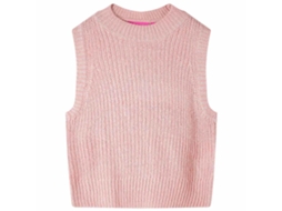 Colete De Malha Para Criança Rosa-claro 92