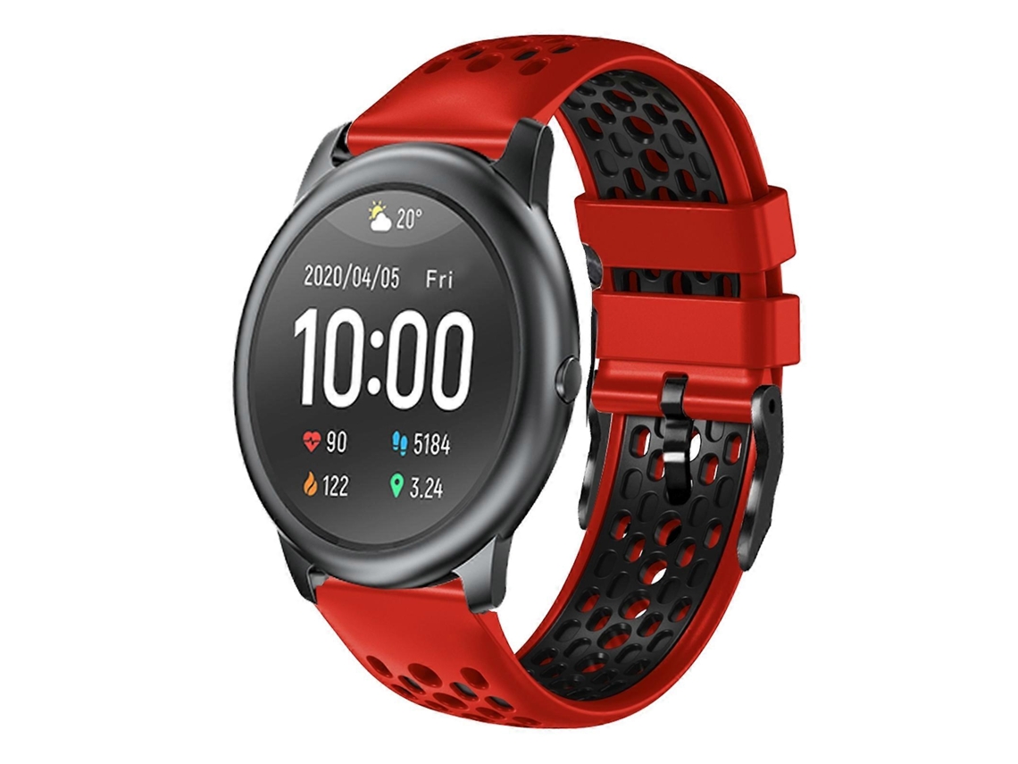 Pulseira De Silicone Respirável Bicolor De 22 Mm Para Xiaomi Haylou Rt Ls05s