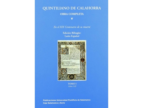 Livro Quintiliano De Calahorra. de Quintiliano Calahorra (Espanhol)