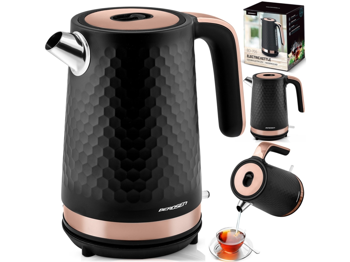 Lurelia Chaleira Elétrica Bd 705 1,7l, Preta/cobre