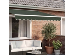 Vidaxl Substituição De Valance De Toldo Verde-escuro 281 X 20 Cm