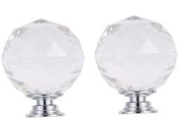 Homoyoyo 2 Peças Puxadores De Cristal Para Cômoda, Gaveta E Armário, Estilo Gótico