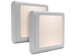 Luz Noturna Sensor Luz 2 Pcs, Brilho Ajustável ZYBLSSBB