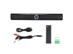 Caixa de som Mali Bluetooth, com luz RGB, controle remoto, sem fio