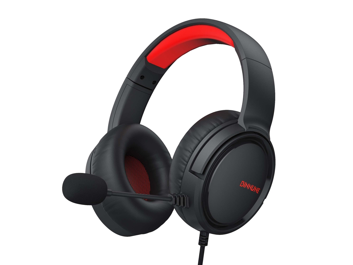 Fone de Ouvido para Jogos EOOCOO, cancelamento de ruído microfone