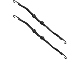 Conjunto De 2 Tiras Elásticas Gatuida Com Cordão Retrátil Fixação Capacetes E Bagagens Acessório Viagem Confiável