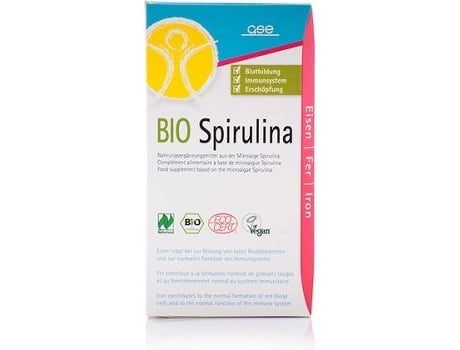 Suplemento Alimentar GSE Bio-Spirulina Certificado Naturland (550 comprimidos de 500mg)