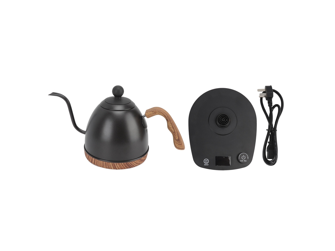 Chaleira Elétrica Gooseneck para Café e Chá com Display LCD, Controlo de Temperatura e Aço Inox 304, 600 Ml LAXISCREED