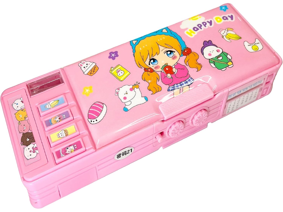Estojo para Lápis, Multifuncional, Organizador, Desenho Animado, Meninas, Meninos AQUAFORGE