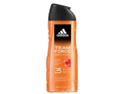 Team Force Gel De Duche 400ml Refrescante, Produto De Banho Masculino Adidas