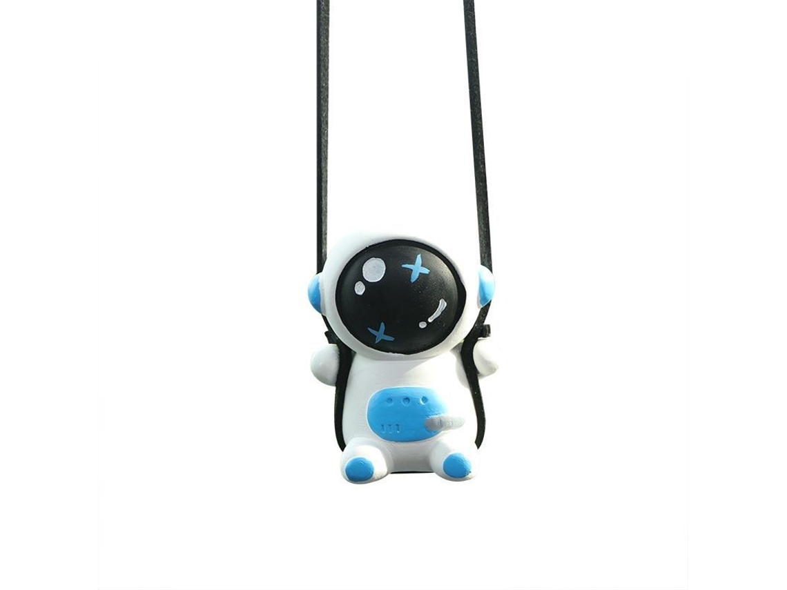 Colgante De Coche En Forma De Astronauta Swing Para Espejo Retrovisor Carro (azul)
