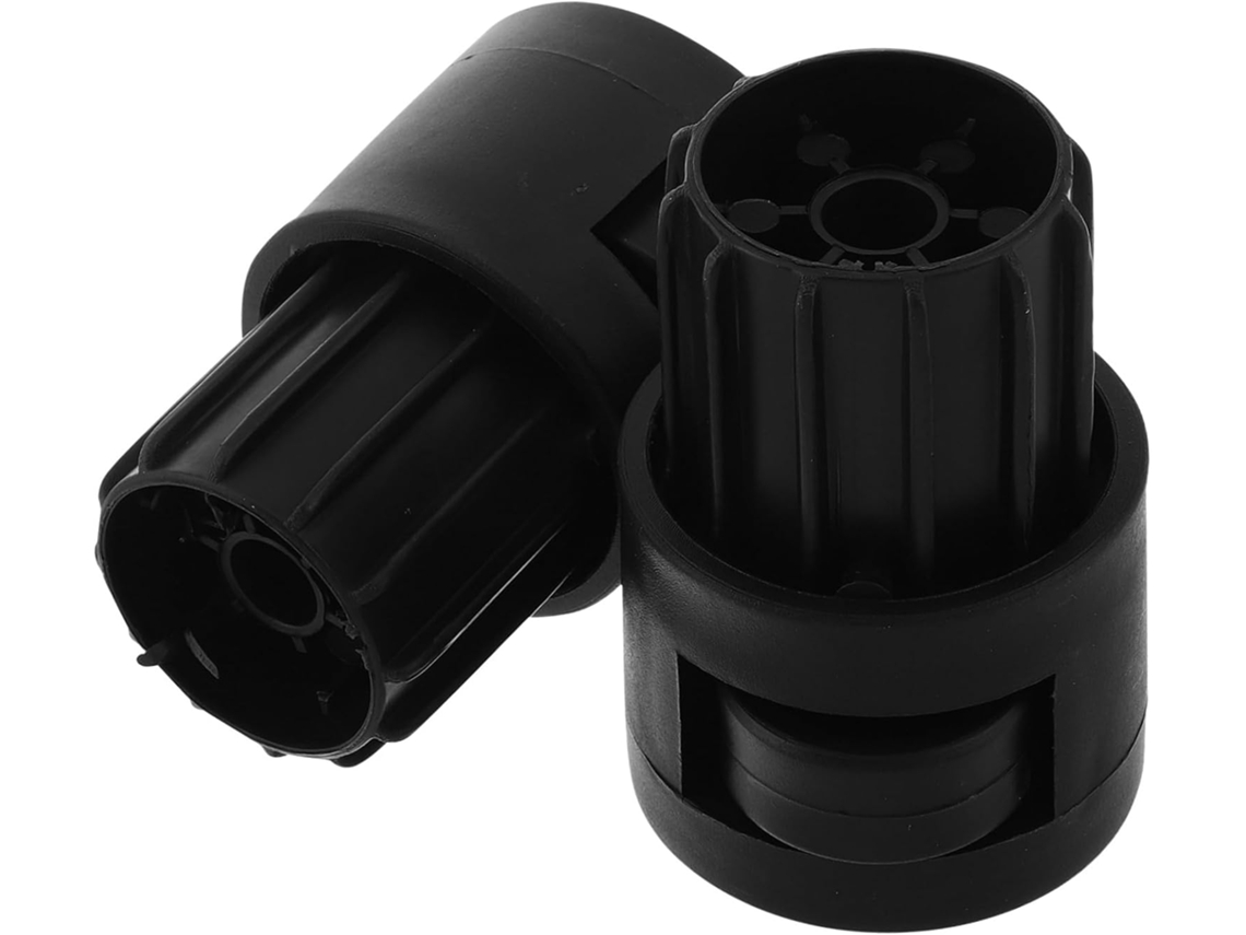 Equipamento De Ginástica Genérico, Borracha E Plástico Para Tubos De 50mm, Protetores De Pés Antiderrapantes 2 Unidades