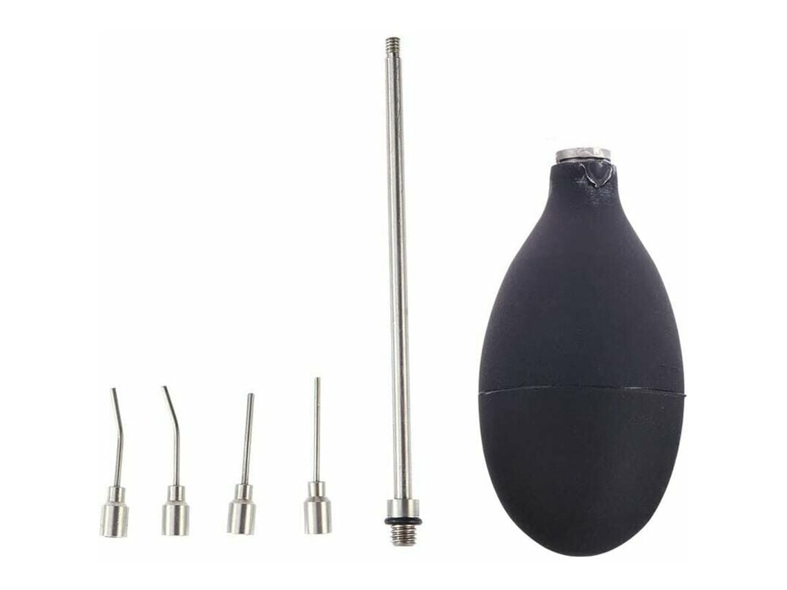 VYLARA Bulbo De Inflação De Silicone Para Esfigmomanômetros Aneroides, Revestimento Em Pó Uniforme Garante Operação Suave E Durabilidade, Válvula De Latão Cr