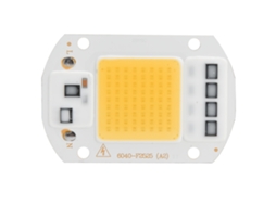Fonte de luz COB de alta tensão 220V 2026 com alta eficiência luminosa e ampla área de iluminação, LEDs de luz quente.