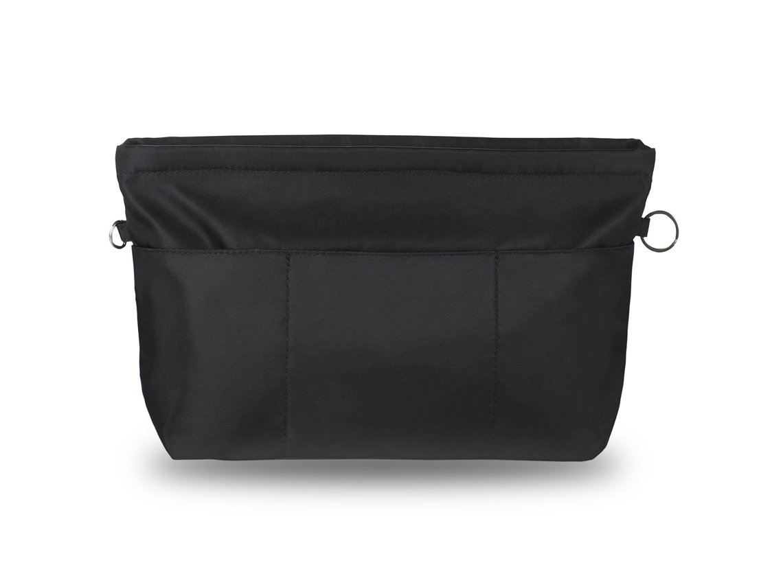 Organizador de Bolsa, Nylon, com Chaveiro, Preto, G BRILVIBERA