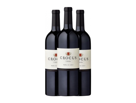 Vinho PAUL BERTRAND Crocus l'Atelier Malbec Vin de Pays Languedoc (0.75 L - 3 Unidades)