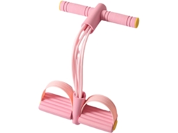 Faixa Elástica De Resistência Com Pedal E 6 Tubos, Equipamento Completo Para Exercícios Em Casa, Incluindo