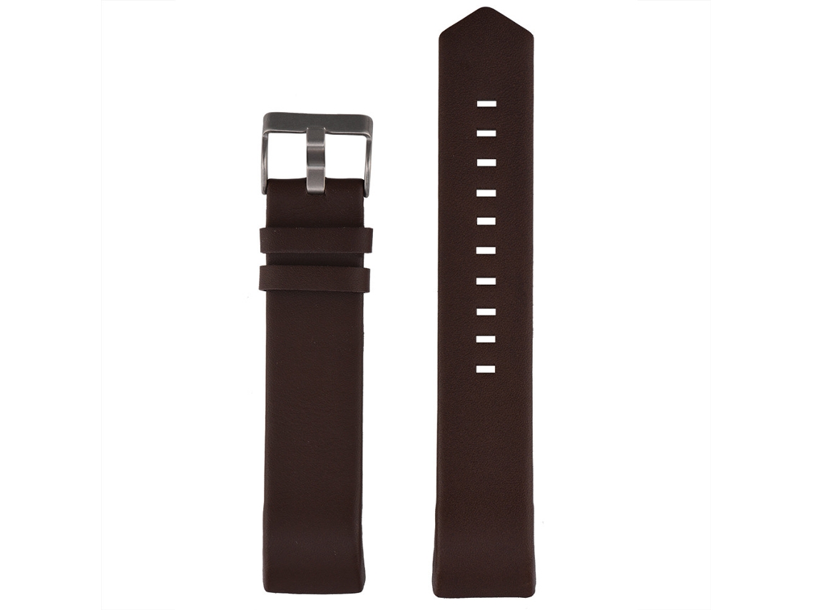 Pulseira de Couro EOOCOO para Fitbit Charge2, com fivela metálica colorida