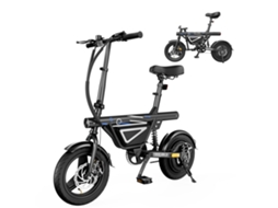 Bicicleta Elétrica ISCOOTER Eb1s, 36v 12ah 350w , Pneu de 14", 3 Velocidades, 30 50km, Aplicação, Carregador Ue (250w Nominal)