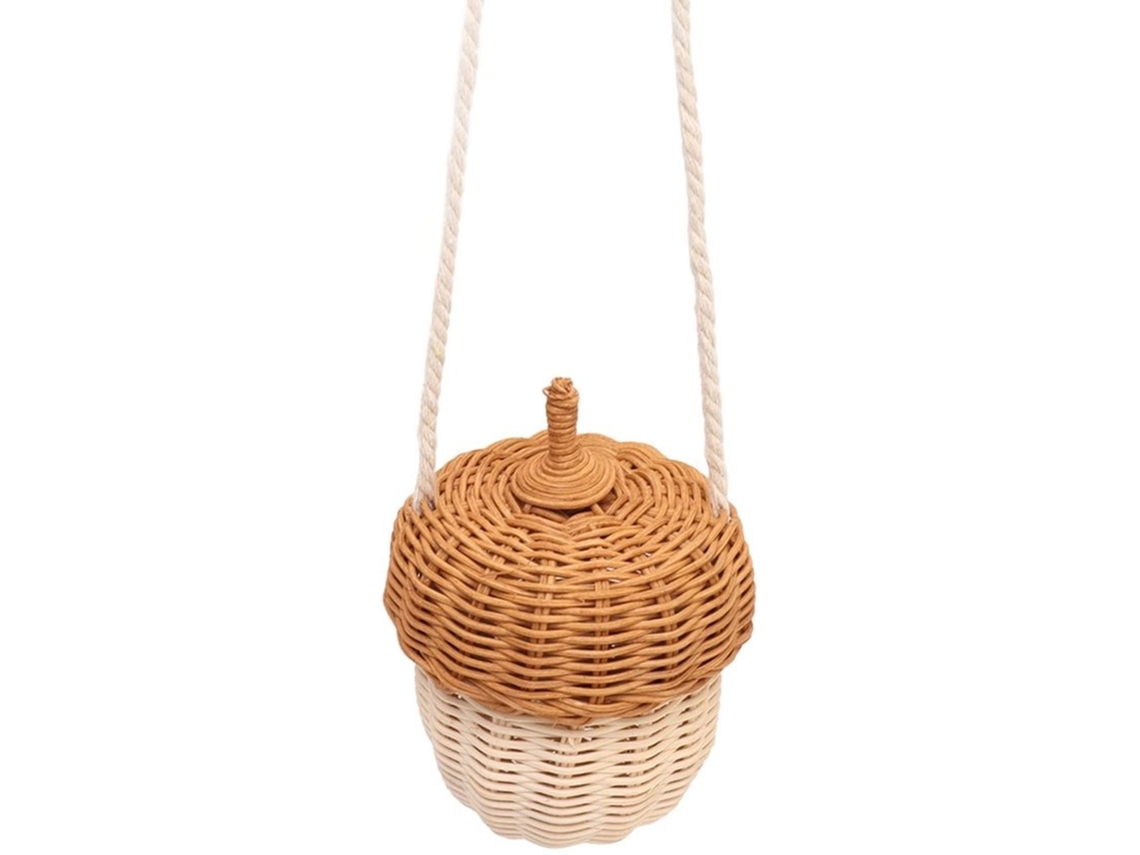 Caixa De Armazenamento Manual - Kinderrotan Mand - Decorativa Forma De Ovo - Multifuncional - Prático E Bonito - Seguro E Confortável - Caixa De Armaz