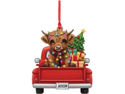 Decorações De Natal Em Formato De Vaca Das Terras Altas |