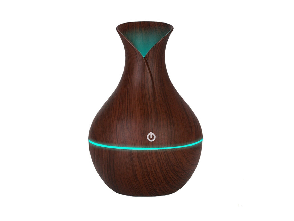 Aromatizador De Carro Laxiscreed Alimentado Por Usb Com Design De Madeira Escura