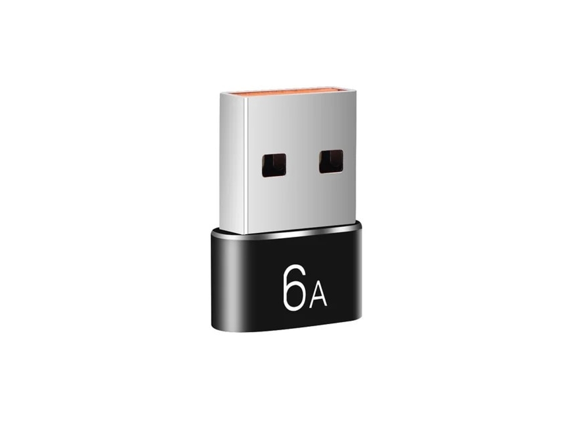 Adaptador Usb Macho para Fêmea Type c, Xiaomi, 60w, Preto AOZORZ