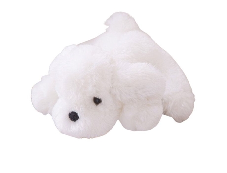 Almofada em formato de cachorro - Boneca - 25 cm - Brinquedo de pelúcia curto - Companheiro de dormir - Misto DOLL TD®