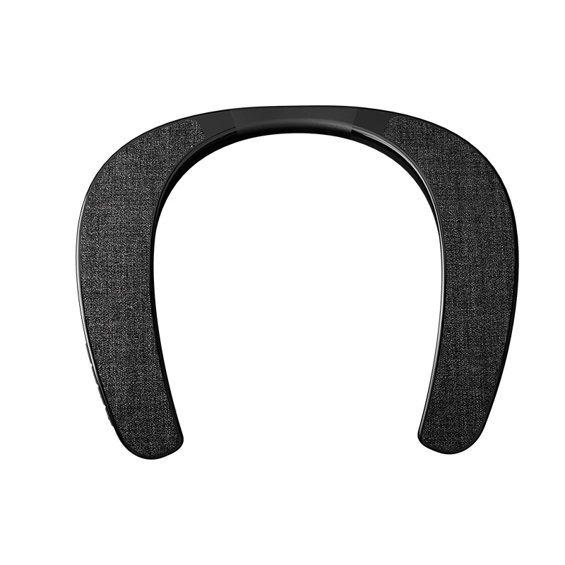 (preto) Alto-falante De Pescoço Vestível De 6 W, Bluetooth 5.0, Chamadas Em Modo Mãos-livres
