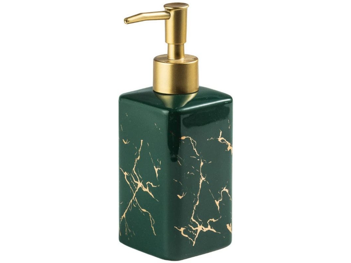 Dispensador de Sabón de Mármore Verde