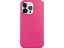 Capa JUST IN CASE  Monocolor iPhone 16 (Fucsia)