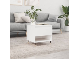Vidaxl Mesa De Centro 50x46x50 Derivados De Madeira Branco
