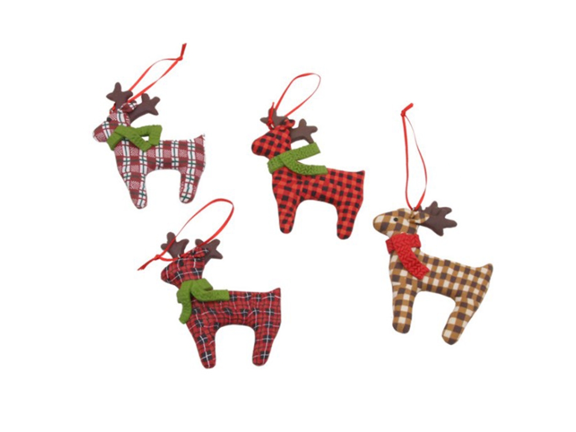 Decoração De Natal Laxiscreed Espírito-santo Com Veado De Cerâmica Para Casa E Festa De Ano Novo