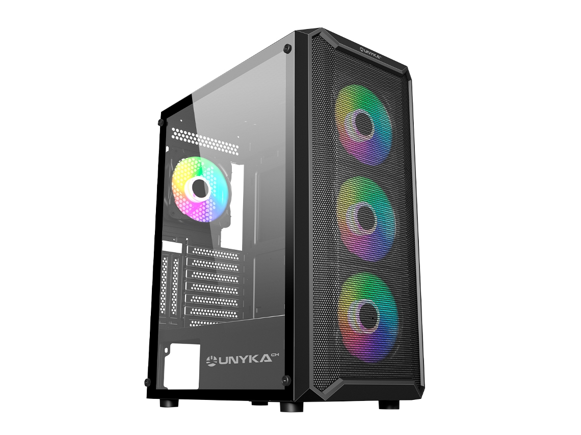 Caixa Chassis Unykach Atx Armor 3Gen Usb Tipe C 3.1