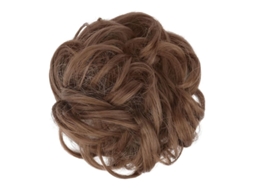Extensão De Coque De Cabelo Cacheado Desordenado Com Elástico Peça De Cabelo Sintético Donut