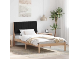 Vidaxl Estrutura Da Cama Com Cabeceira Castanho 100 X 200 Cm