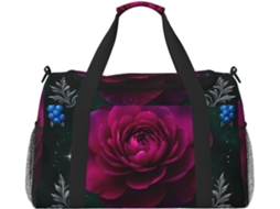 Bolsa de viagem resistente à água com estampa Zíper EOOCOO