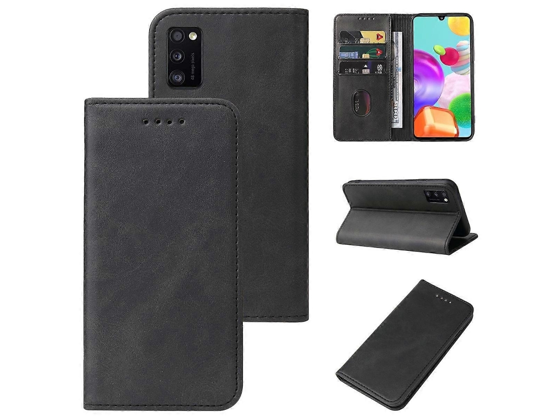Capa Couro Magnética Para Samsung Galaxy A41, Elysve
