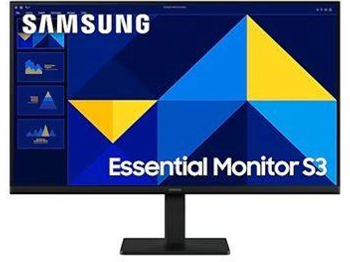 Monitor SAMSUNG Essential S3 27 - S30GD (27'' - IPS - FULL HD - 5 ms - 100 Hz - Preto) 