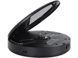 Leitor Cd Portátil Com Bluetooth, 5.0 Com Anti-pulos, Reprodutor De Música Mp3 Com Entrada Aux E Usb