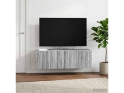 Vidaxl Gabinete De Tv De Parede 98 X 31 X 30 Cm Sonoma Cinzento