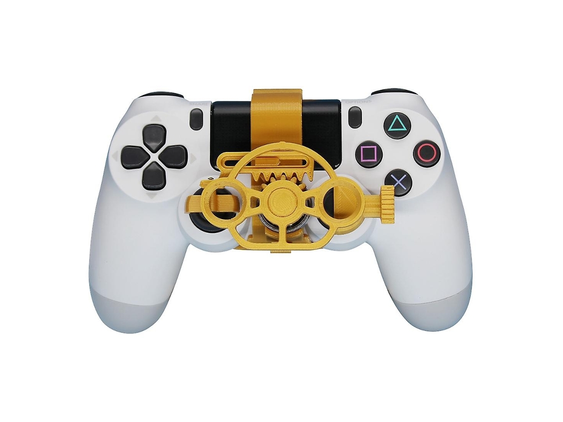 Comando Gaming Lurelia 3 Cm, Compatível Com Ps4/pc, Em Metal, Dourado, Perfil Compacto