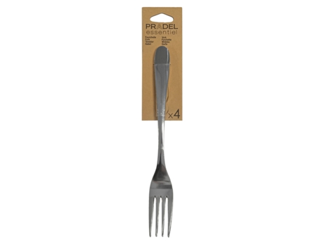 Conjunto de Garfos PRADEL ESSENTIEL Ondine Aço Metal 18 Cm 4 Unidades
