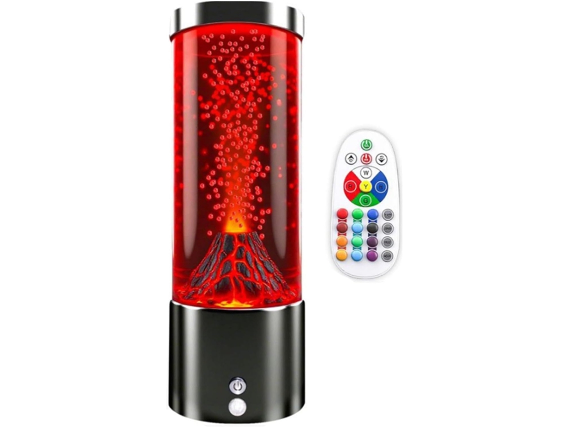 Luminária de mesa inovadora com 16 núcleos vibratórios para efeitos dinâmicos, luminária de mesa USB para decoração.