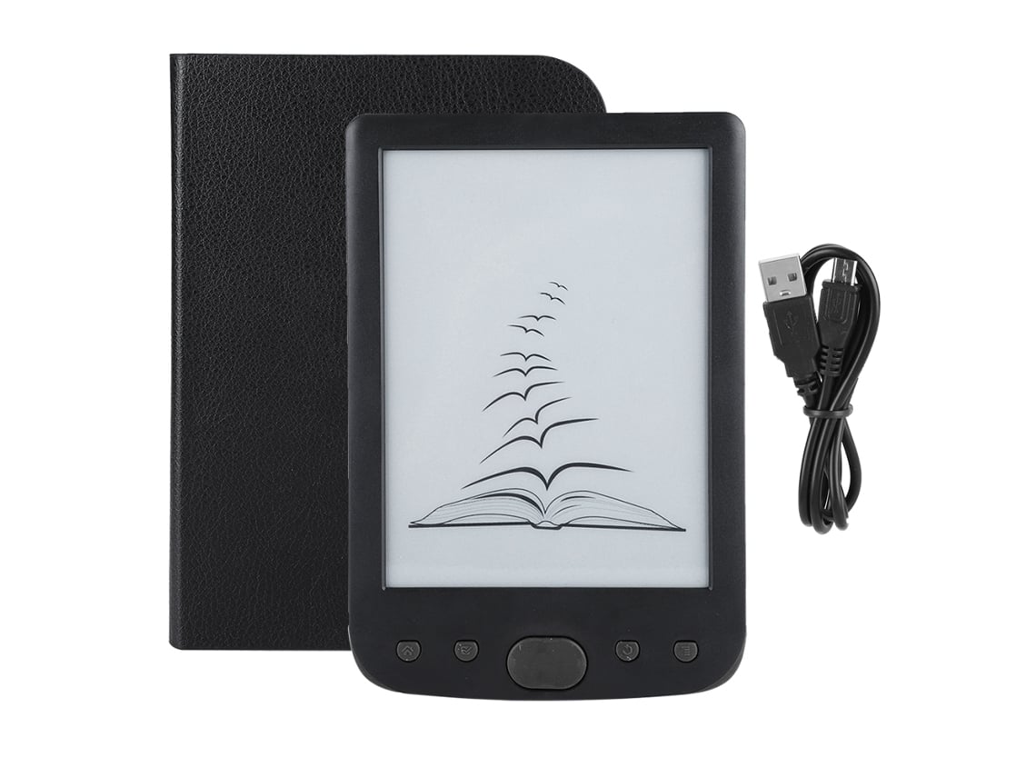 Leitor De Livros Eletrônicos (hd 6 Polegadas, Compatível Com Cartão Tf 32gb)