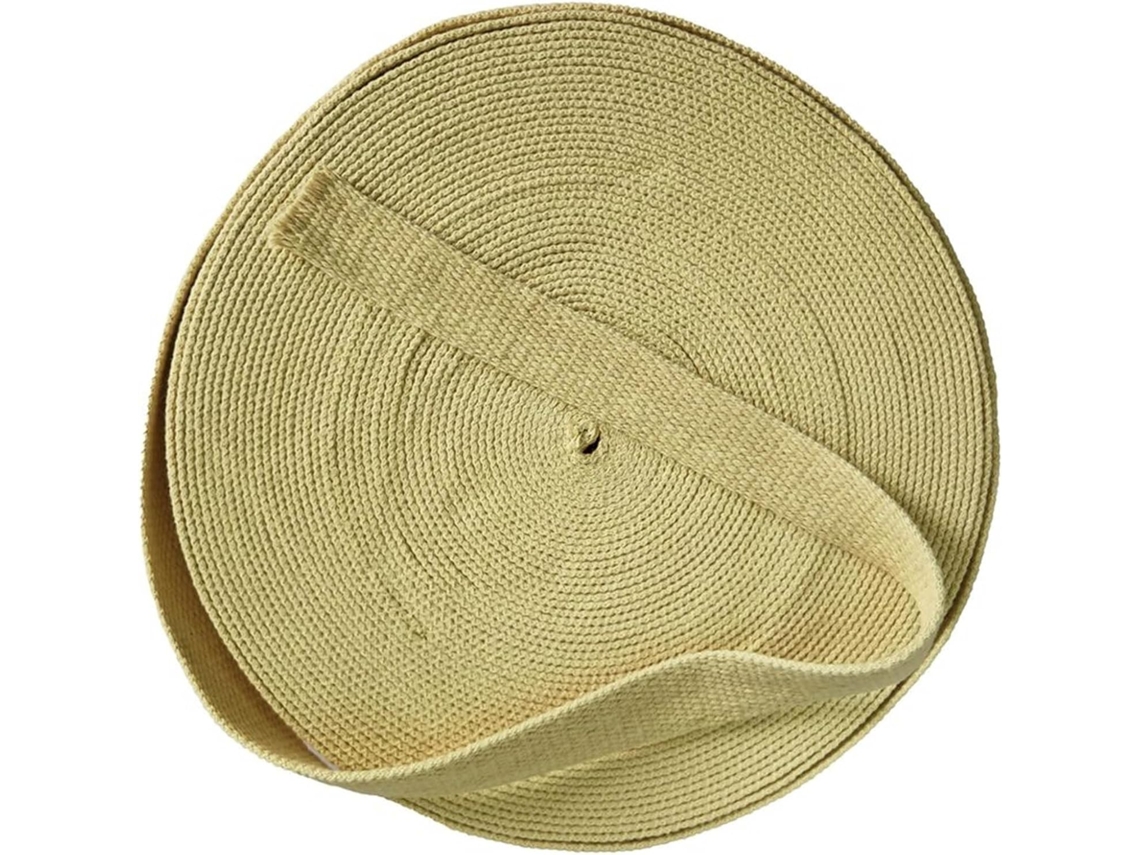 Rolo De Fibra De Kevlar Puro Para Fabricação De Materiais Aramida - 38 X 3 Mm - 5 M