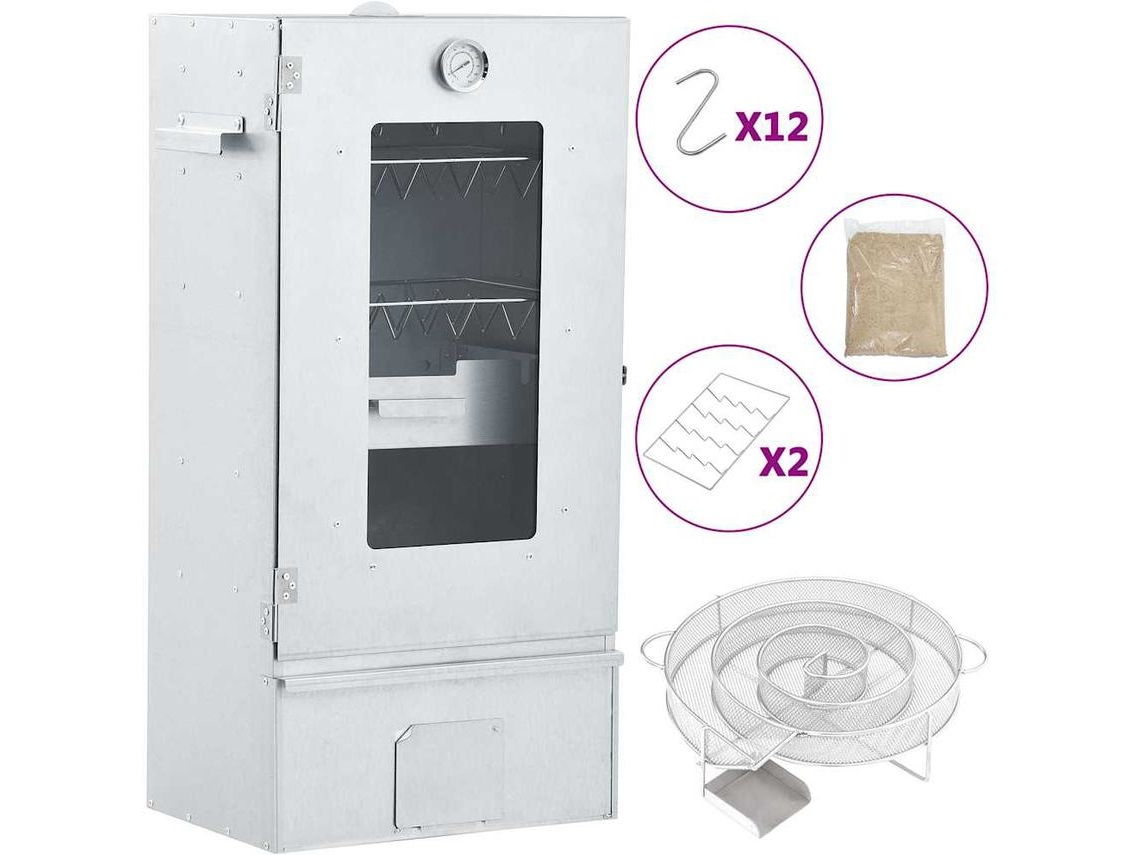 Oven Smoker, Oven Smokers Vidaxl Prateado Aço