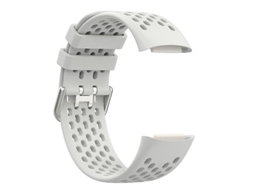 Pulseira Esportiva Fitbit Charge 5 De Silicone Branco Da Lua Para Smartwatch