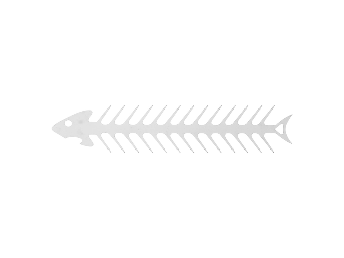 Espetos Aço Inoxidável Reutilizáveis Churrasco Peixe Forma